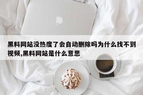 黑料网站没热度了会自动删除吗为什么找不到视频,黑料网站是什么意思