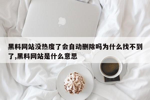 黑料网站没热度了会自动删除吗为什么找不到了,黑料网站是什么意思