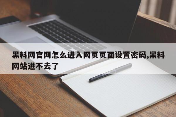 黑料网官网怎么进入网页页面设置密码,黑料网站进不去了