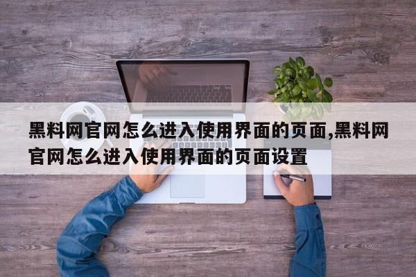 黑料网官网怎么进入使用界面的页面,黑料网官网怎么进入使用界面的页面设置