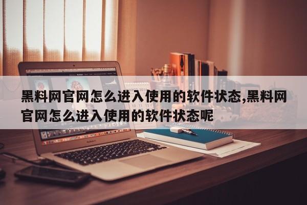 黑料网官网怎么进入使用的软件状态,黑料网官网怎么进入使用的软件状态呢